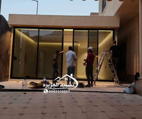 تركيب مجالس الرياض بواجهة زجاجية تركيب مجلس مودرن الرياض